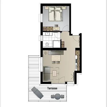 شقة فندقية Montagna